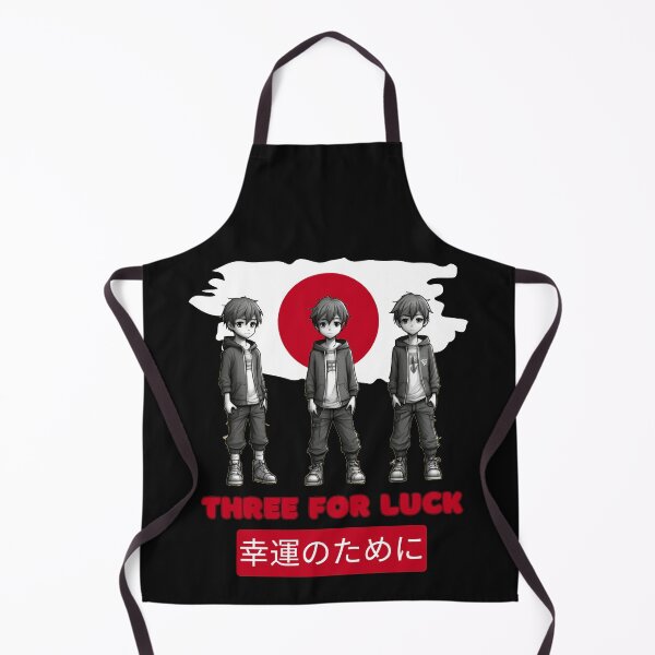 Item preview, anime three for good luck designed and sold by BandM Jos-Wilias.