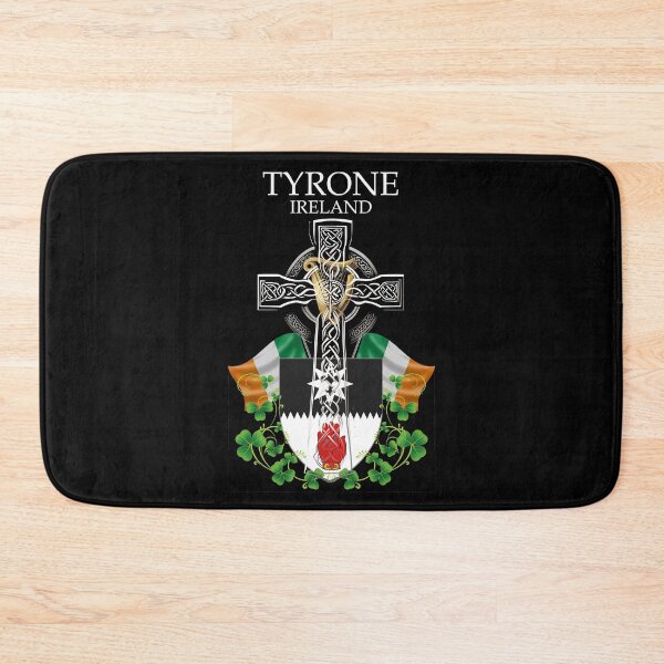 Item preview, ✅ Tyrone Ireland Irish Celtic Cross & Crest designed and sold by REAL IRISH GIFTS.