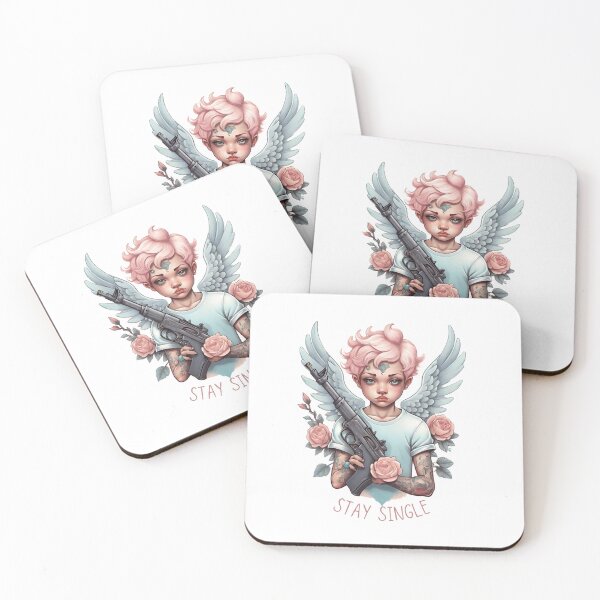 Item preview, Anti valentine, cupid with a gun designed and sold by EtherealDesires.