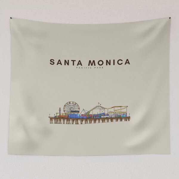 Item preview, Santa Monica Pier designed and sold by pumpkinprint.