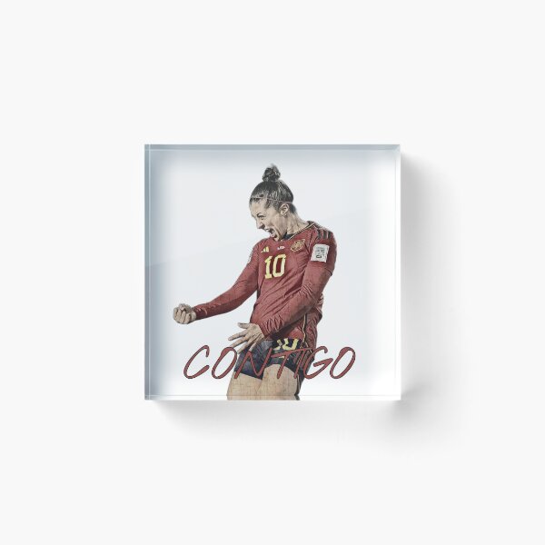 Item preview, Jenni Hermoso Contigo Poster / Jenni Hermoso / Spanish National Team / Contigo designed and sold by Sportslista.