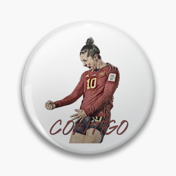 Item preview, Jenni Hermoso Contigo Poster / Jenni Hermoso / Spanish National Team / Contigo designed and sold by Sportslista.