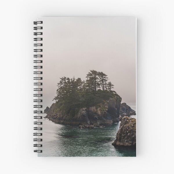 Item preview, A small island in the foggy Pacific - photo designed and sold by CineWanderlust.