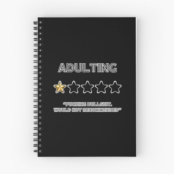 Item preview, Adulting "fucking bullshit, would not recommended" designed and sold by UnCoverDesign.