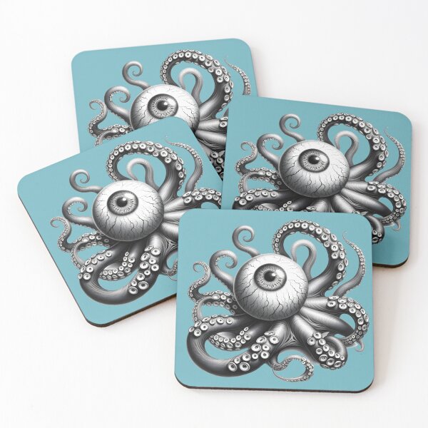 Item preview, Eyeball Octopus Eldritch Horror designed and sold by Truck Stop One.