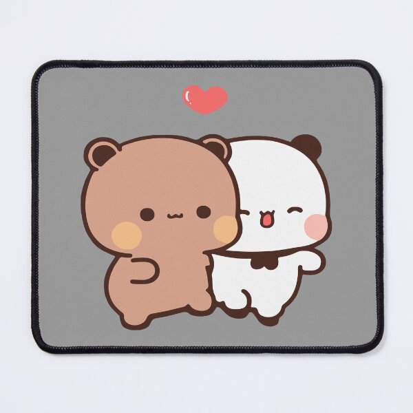 Item preview, DuDu Bear and BuBu Panda chilling out together ❤️ designed and sold by Pandety.
