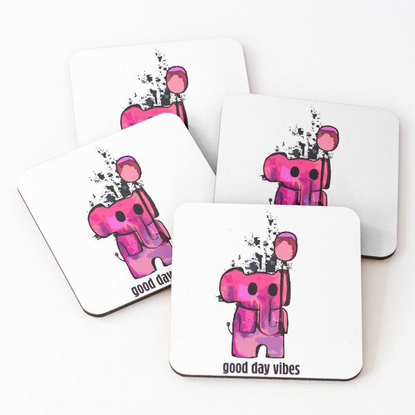 Item preview, Good Day Vibes Elephant designed and sold by NellaWaferFactory.