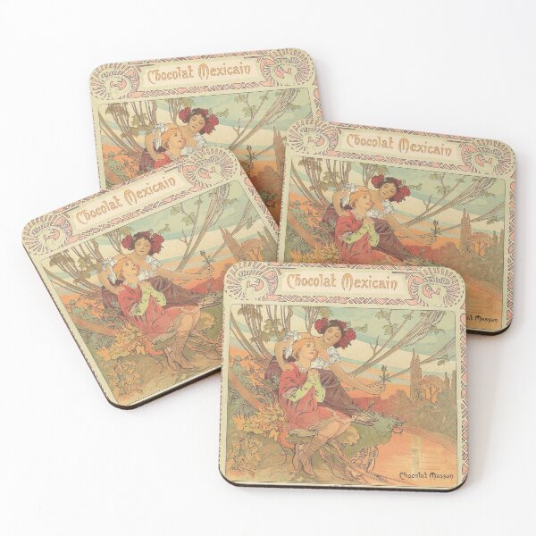 Item preview, Chocolat Masson Chocolat Mexicain. 1897 3, by Alphonse Mucha. HIGH DEFINITION designed and sold by MINDTHECHERRY.