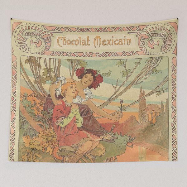 Item preview, Chocolat Masson Chocolat Mexicain. 1897 3, by Alphonse Mucha. HIGH DEFINITION designed and sold by MINDTHECHERRY.