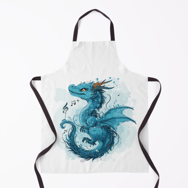 Item preview, Blue Watercolor Dragon designed and sold by DragonFantasia.
