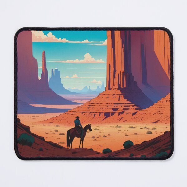 Item preview, Monument Valley With Cowboy designed and sold by Secondearth.