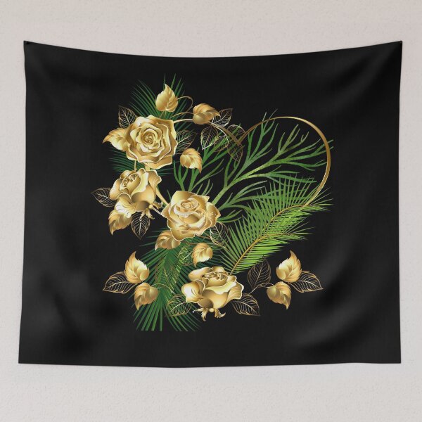 Item preview, gold rose, gold heart designed and sold by LYDIA0304.