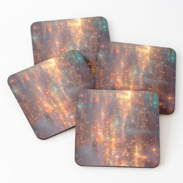 Item preview, Urban Mirage: Holographic City Symphony designed and sold by AI-Only Creations.