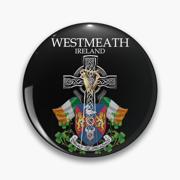 Item preview, ✅ Westmeath Ireland Irish Celtic Cross & Crest designed and sold by REAL IRISH GIFTS.