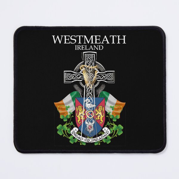 Item preview, ✅ Westmeath Ireland Irish Celtic Cross & Crest designed and sold by REAL IRISH GIFTS.