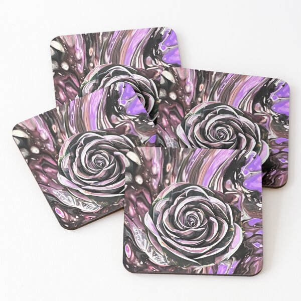 Item preview, Purple, white and rosé rose designed and sold by Hmelliger.