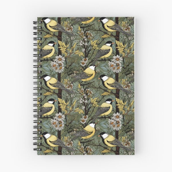 Item preview, birds and flowers in trees designed and sold by darkartsflowers.