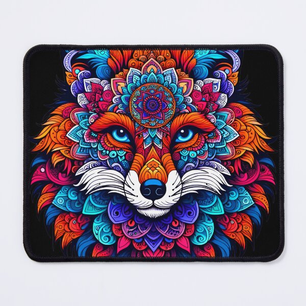 Item preview, Mandala Fox Art - Enchanting Spiritual Animal Design designed and sold by Pati-Design.