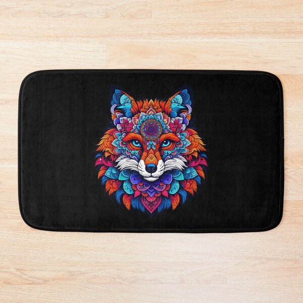 Item preview, Mandala Fox Art - Enchanting Spiritual Animal Design designed and sold by Pati-Design.