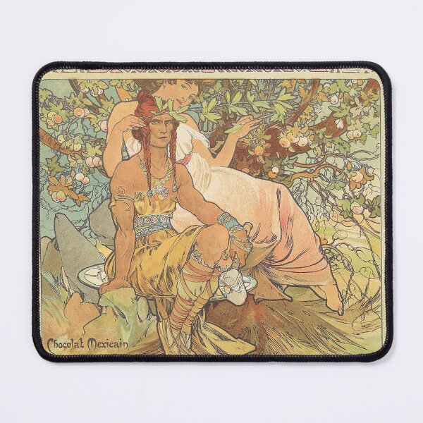 Item preview, Chocolat Masson Chocolat Mexicain. 1897  2, by Alphonse Mucha. HIGH DEFINITION designed and sold by MINDTHECHERRY.