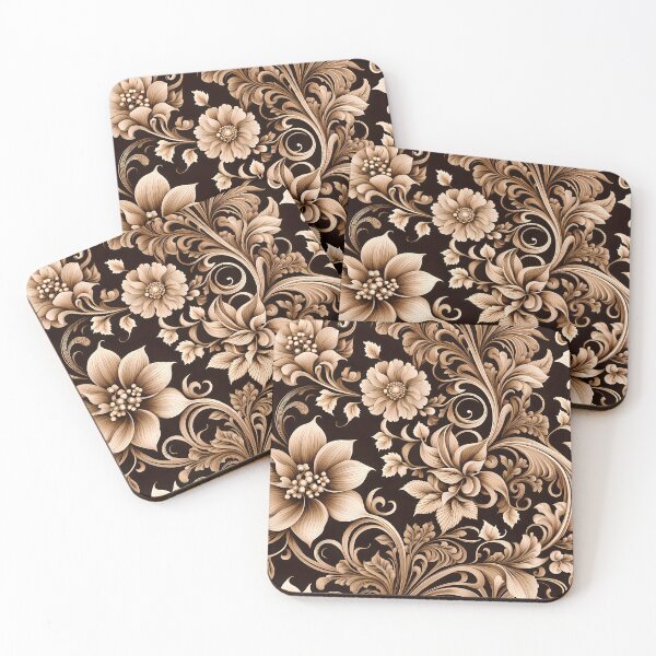 Item preview, Floral and Foliage in earth tones collection 20 designed and sold by artedamensagem.