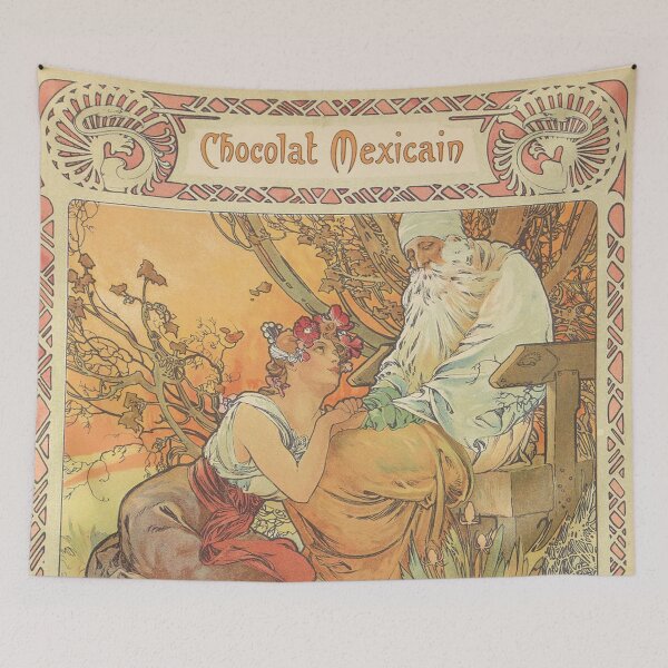 Item preview, Chocolat Masson Chocolat Mexicain. 1897 1, by Alphonse Mucha. HIGH DEFINITION designed and sold by MINDTHECHERRY.