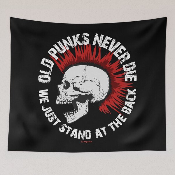 Item preview, OLD PUNKS NEVER DIE designed and sold by Paparaw.