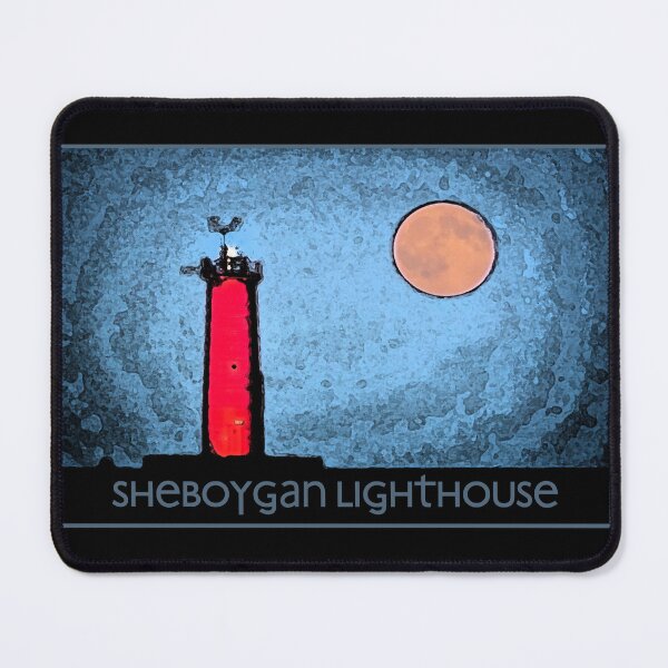 Item preview, Sheboygan Lighthouse by Moonlight designed and sold by LehmannPhotoArt.