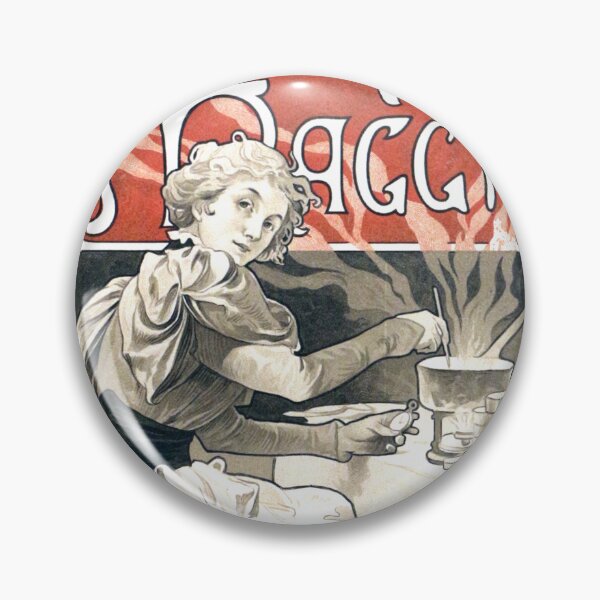 Item preview, Poster for Instant soup Brand, by Alphonse Mucha. HIGH DEFINITION designed and sold by MINDTHECHERRY.