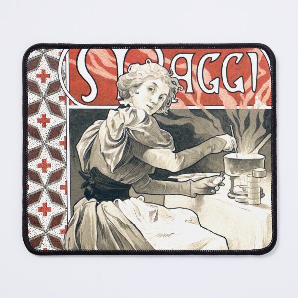 Item preview, Poster for Instant soup Brand, by Alphonse Mucha. HIGH DEFINITION designed and sold by MINDTHECHERRY.