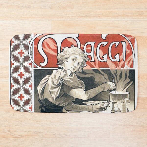 Item preview, Poster for Instant soup Brand, by Alphonse Mucha. HIGH DEFINITION designed and sold by MINDTHECHERRY.