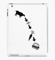 Funny hamburger iPad Case/Skin
