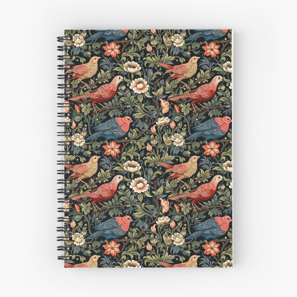 Item preview, birds and flowers in trees #4 designed and sold by darkartsflowers.