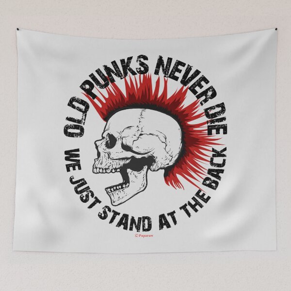 Item preview, OLD PUNKS NEVER DIE designed and sold by Paparaw.