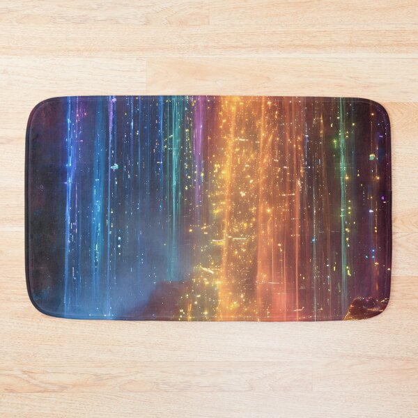 Item preview, Cascading Radiance: Holographic Waterfall Wonder designed and sold by AI-Only Creations.