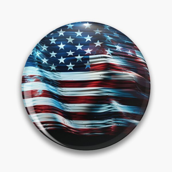 Item preview, American flag holography print designed and sold by dcrc.