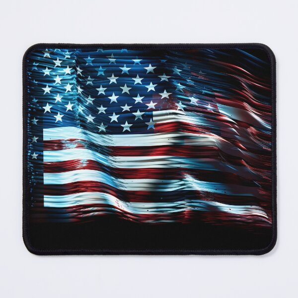 Item preview, American flag holography print designed and sold by dcrc.
