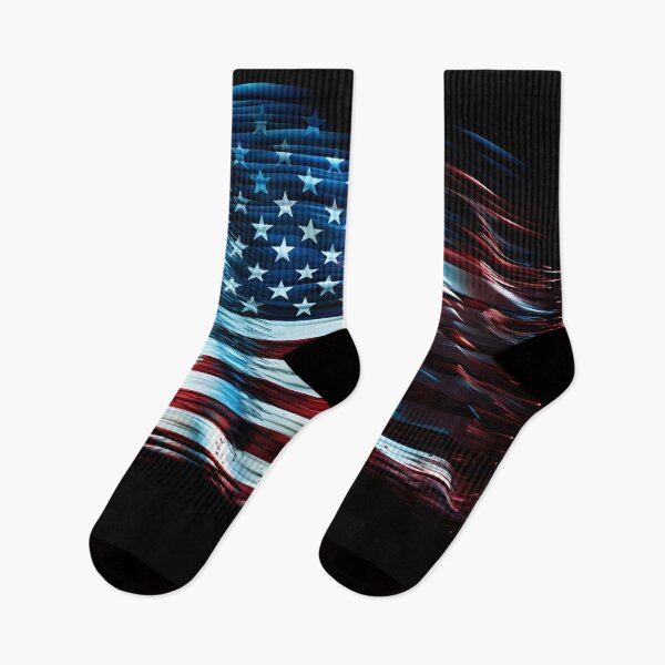 Item preview, American flag holography print designed and sold by dcrc.