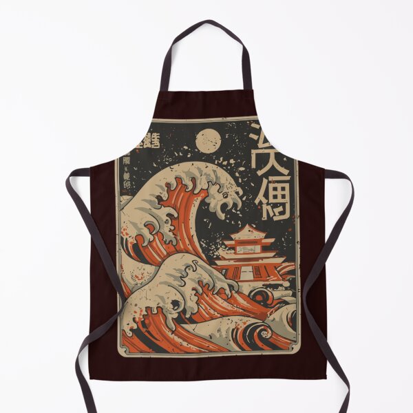 Item preview, Moonlit Waves and Pagoda designed and sold by QuantaPixel.