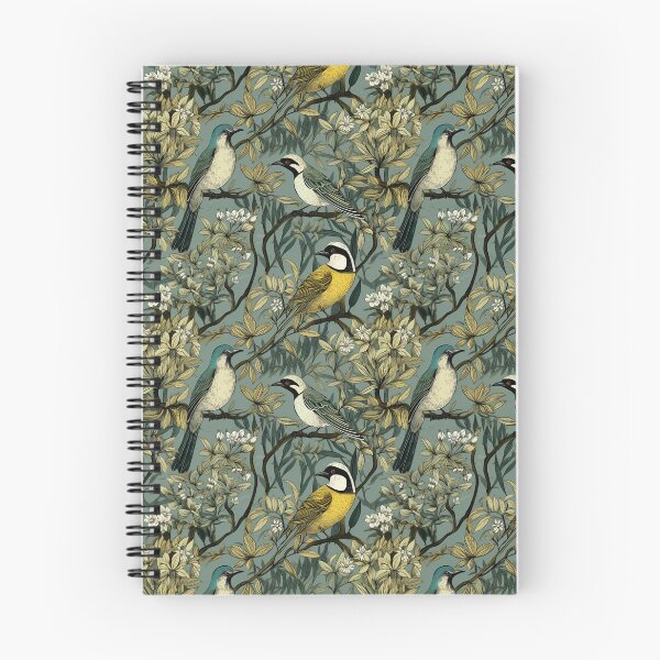 Item preview, birds and flowers in trees #8 designed and sold by darkartsflowers.
