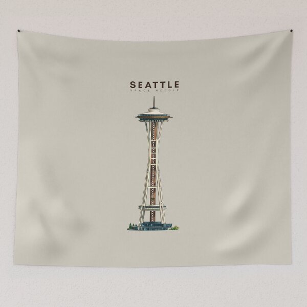 Item preview, Space Needle designed and sold by pumpkinprint.