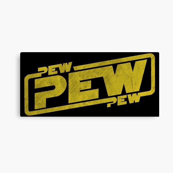 Item preview, Pew Pew Pew - Blaster Movie Quote Reference designed and sold by anziehend.
