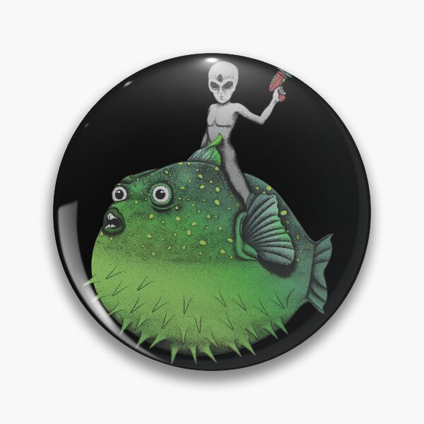 Item preview, Alien riding a fish designed and sold by xxDAMNxx.