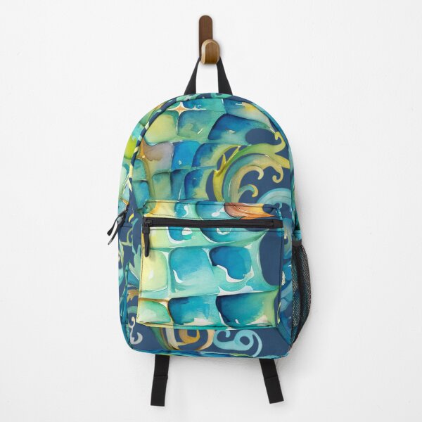 Item preview, Abstract Sea Horses Ocean Design Nature Lover Watercolor  designed and sold by fluffstuffgifts.