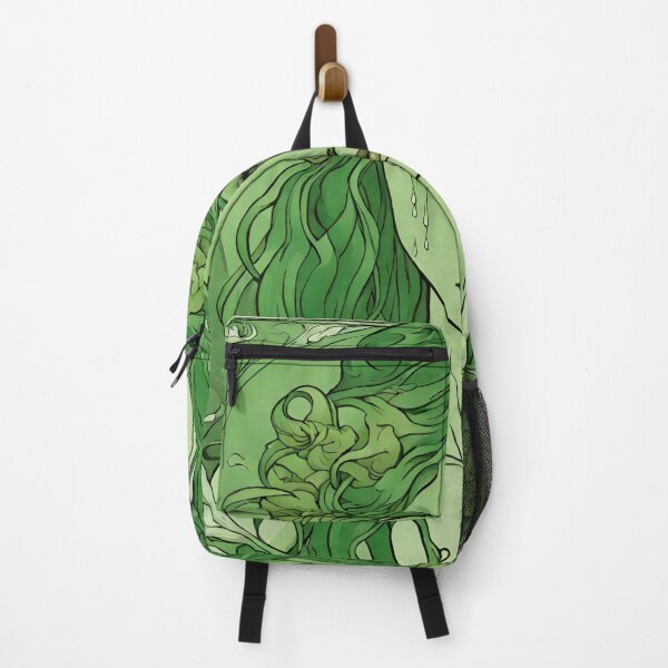 Item preview, Crying Sad Green Woman Goddess Art Nouveau designed and sold by GoddessNouveau.