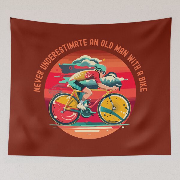 Item preview,  Never Underestimate An Old Man With A Bike designed and sold by box-artshop.