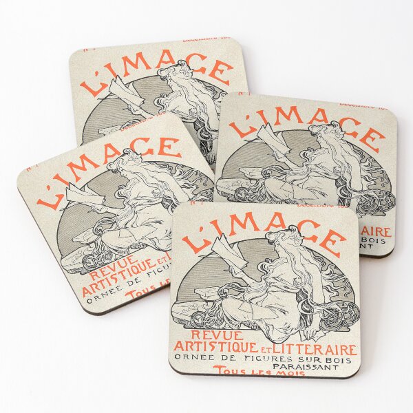 Item preview, 1896 Cover of 'L'Image No.1, by Alphonse Mucha. HIGH DEFINITION designed and sold by MINDTHECHERRY.
