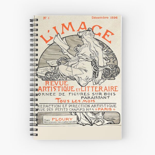 Item preview, 1896 Cover of 'L'Image No.1, by Alphonse Mucha. HIGH DEFINITION designed and sold by MINDTHECHERRY.