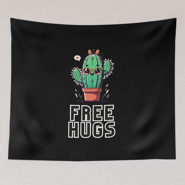Item preview, free hugs from cactus designed and sold by Mayaart83.