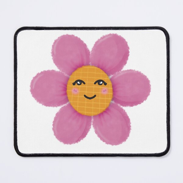 Item preview, Cute smiling pinky flower watercolor designed and sold by LillyTy.